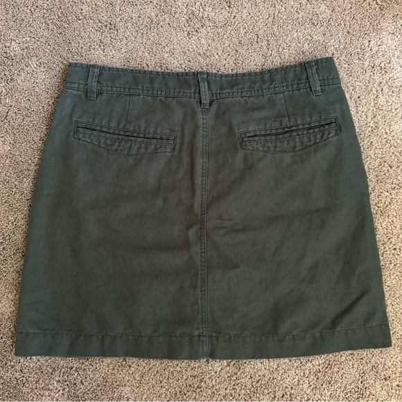 Sanctuary Women's Olive Button-Front Mini Skirt - Picture 4 of 4